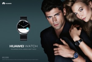 Karlie Kloss et Sean O'Pry pour Huawei Watch