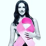 Frédérique Bel participe à l’opération de l’association “Le Cancer du Sein, Parlons-en !”  et de la Caisse d’Epargne