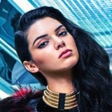 Kendall Jenner, futuriste pour la collection H&M x Balmain
