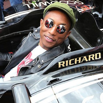 Formule 1 : Pharrell Williams est embarqué sur la Lotus