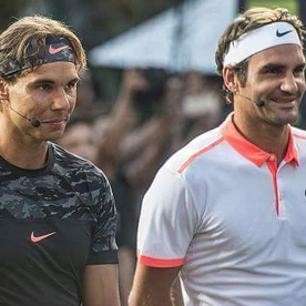 Roger Federer et Rafael Nadal réunis dans un événement Nike